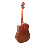 V-TONE VEAG1 CE NT Elektroakustisk Guitar 4/4 Dreadnought Cutaway – Natur