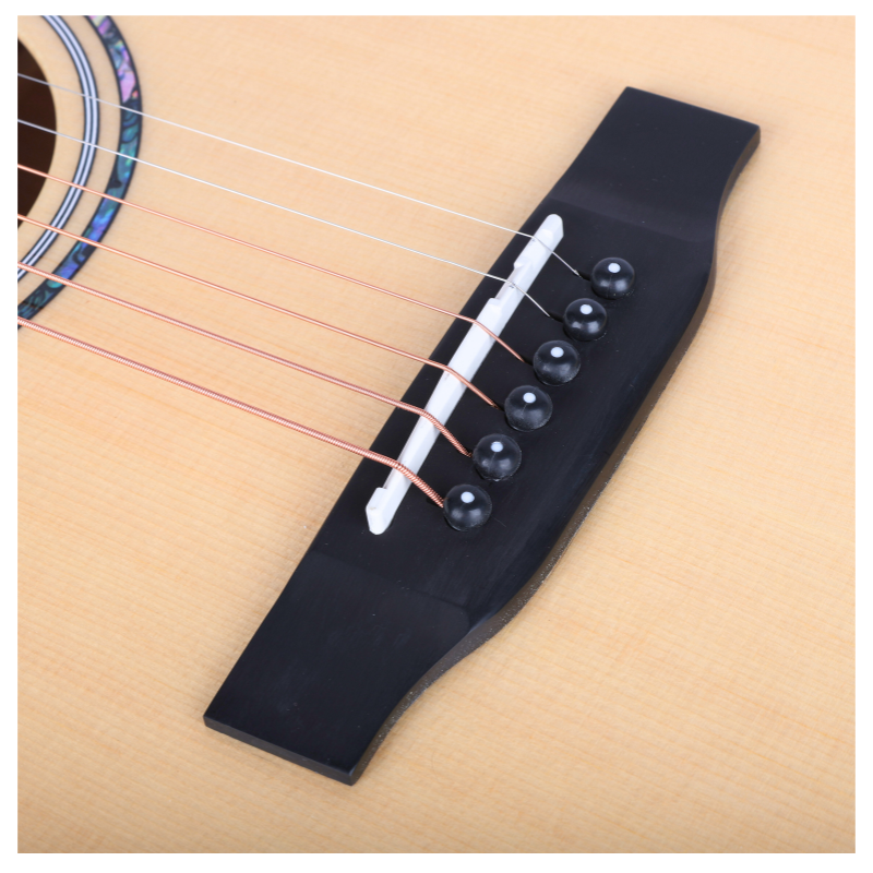 V-TONE VEAG1 CE NT Elektroakustisk Guitar 4/4 Dreadnought Cutaway – Natur