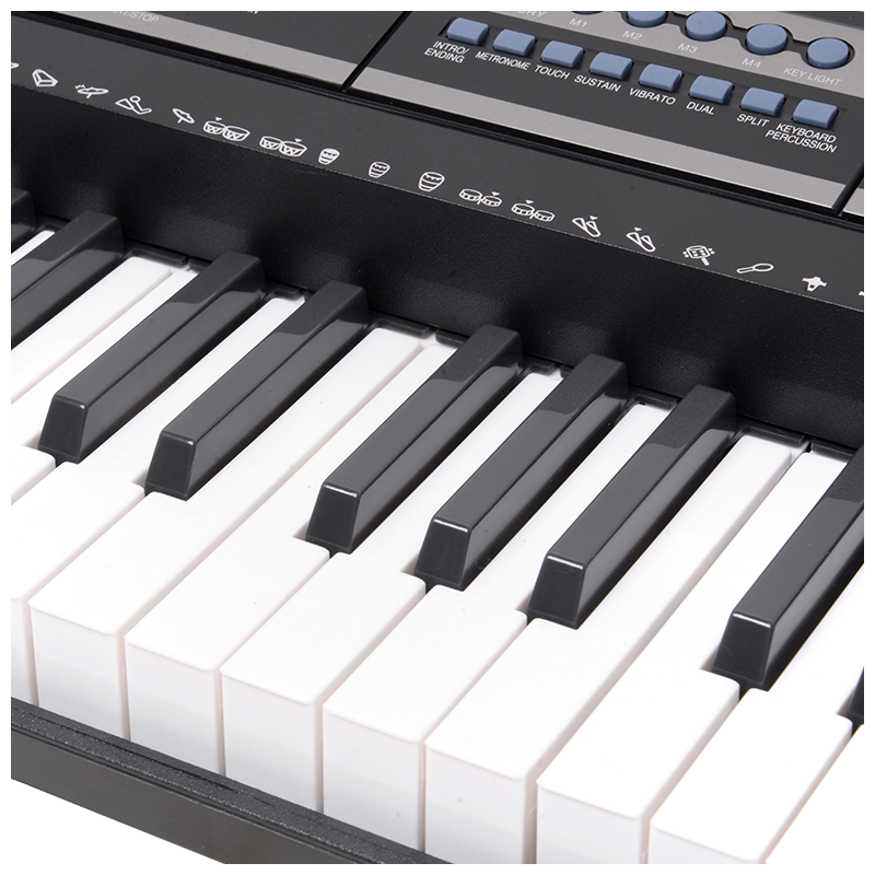 V-TONE VK-500 61L Tastiere – 61 tasti con funzione di apprendimento LED per bambini e principianti