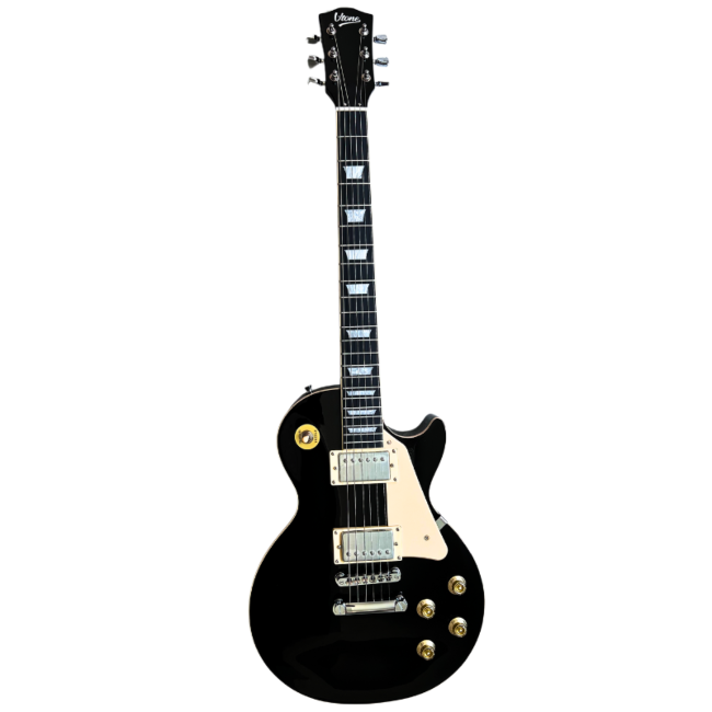 V-TONE VLP1 BK Chitarre elettrica 4/4 Les Paul HH – Black Gloss