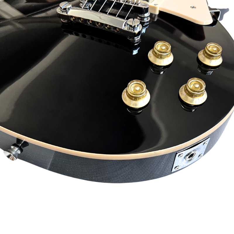 V-TONE VLP1 BK Chitarre elettrica 4/4 Les Paul HH – Black Gloss