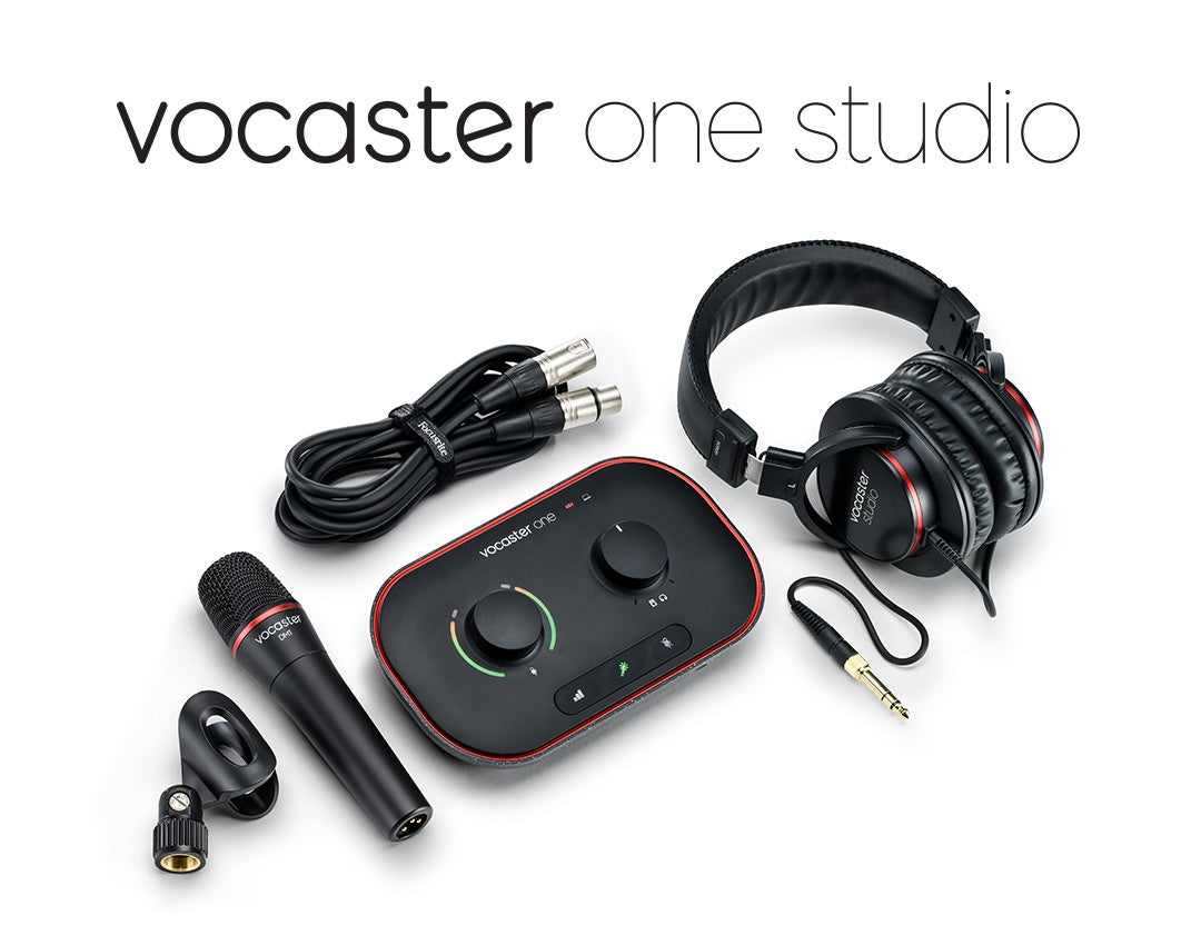 Focusrite Vocaster One Studio Podcaster Schede Audio