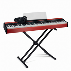 Grooveland FP80 Pianoforte elettrico (Rosso)
