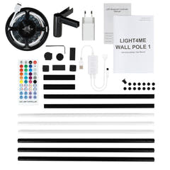 LIGHT4ME Lampada da pavimento angolare a stelo 1