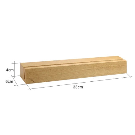 Vinyl On-Wall Display Rack (Legno)