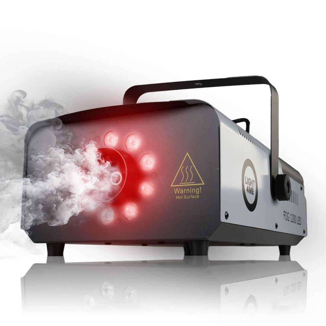 Light4Me Fog 1200 LED Macchina del Fumo 1200W con RGB LED & DMX