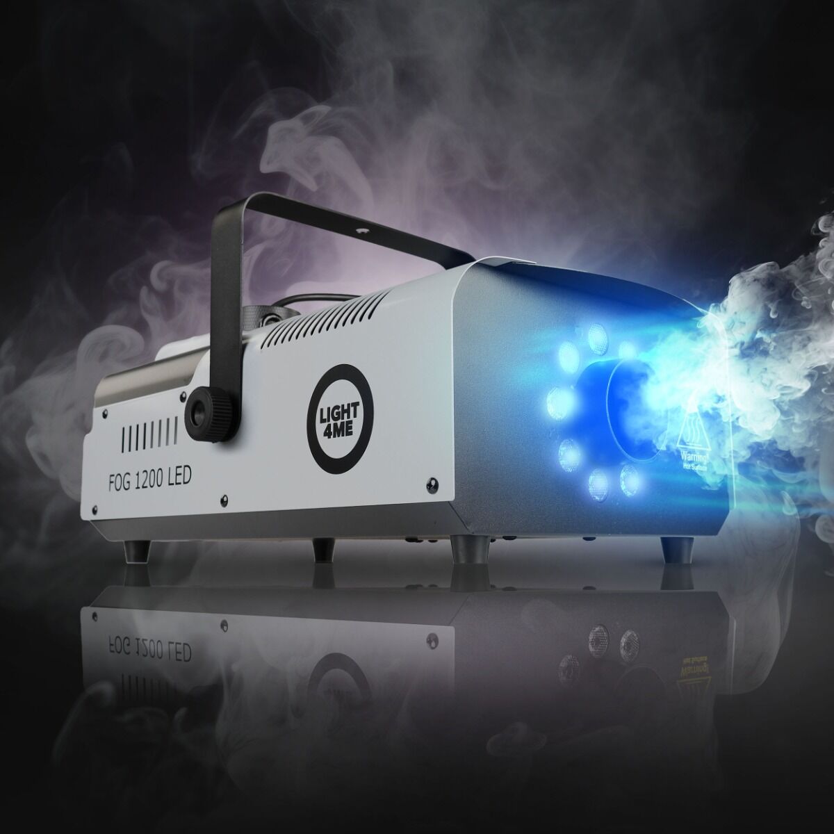 Light4Me Fog 1200 LED Macchina del Fumo 1200W con RGB LED & DMX