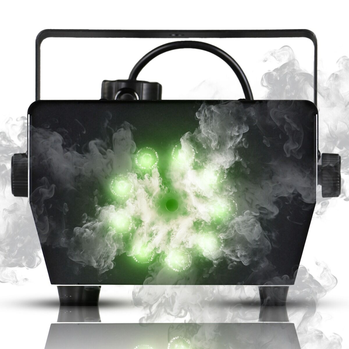 Light4Me Fog 1200 LED V2 Macchina del Fumo 1200W con RGBW LED e DMX