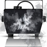 Light4Me Fog 1200 V2 Røgmaskine 1200W med Trådløs Fjernbetjening & DMX