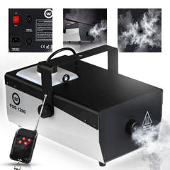 Light4Me Fog 1200 V2 Macchina del Fumo 1200W con telecomando wireless e DMX