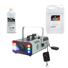 Light4Me FM 1500 LED Macchina del Fumo 1500W Bundle