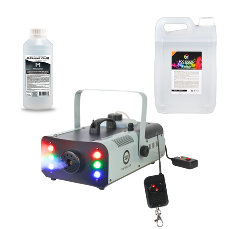 Light4Me FM 1500 LED Macchina del Fumo 1500W Bundle