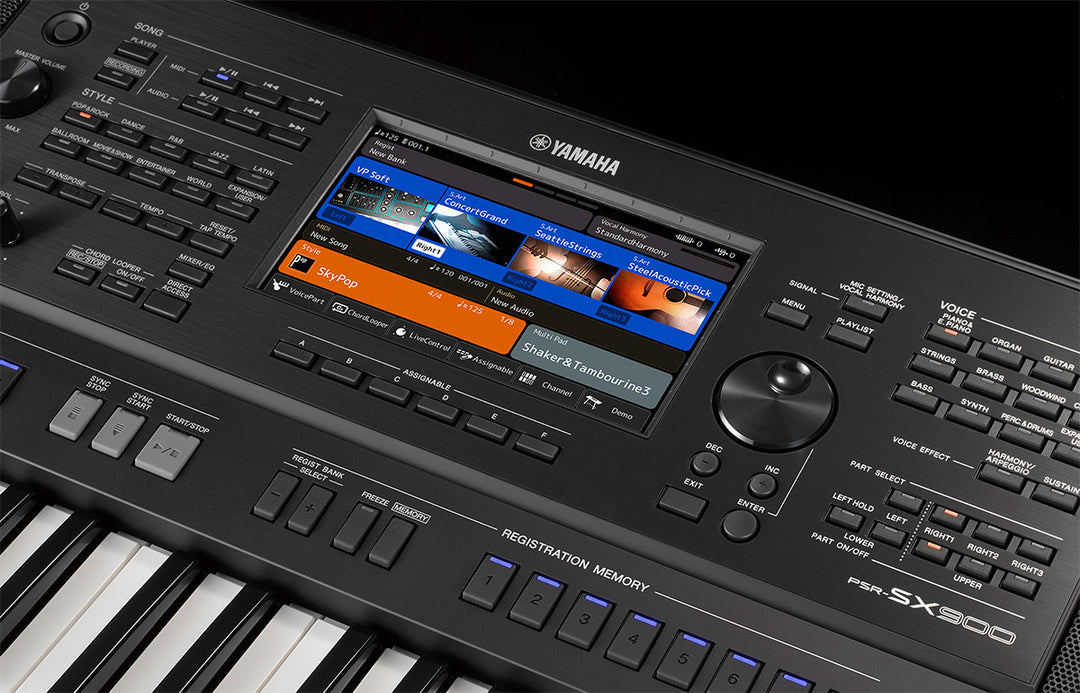 Yamaha PSR-SX900 Tastiere (Nero)