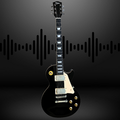 V-TONE VLP1 BK Chitarre elettrica 4/4 Les Paul HH – Black Gloss