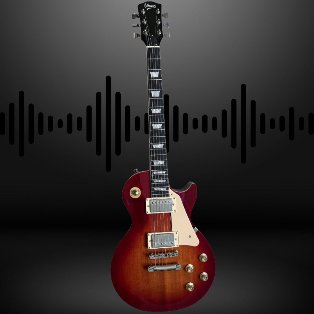 V-TONE VLP1 BS Chitarra elettrica 4/4 Les Paul Honey-Wine