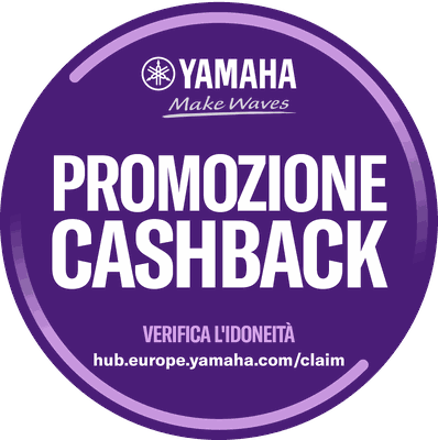 Cashback Yamaha: ricevi 50 € – scopri come